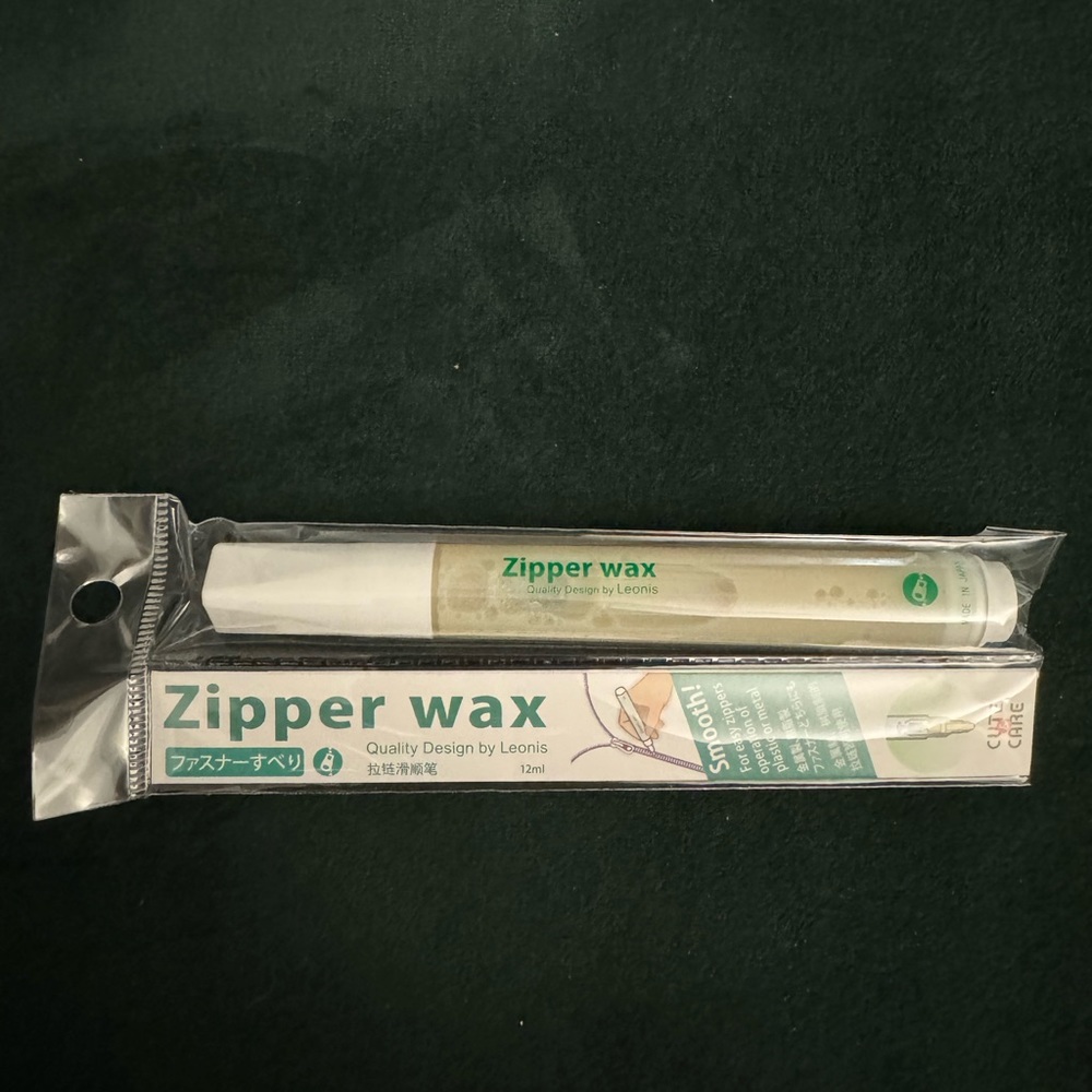 Zipper Wax
